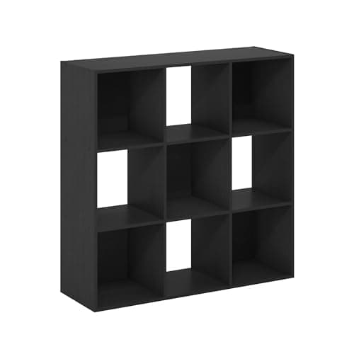 Furinno Pelli 9-Cube White Clothing and Closet Organizer Shelf