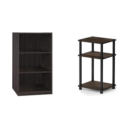 Enhanced 3-Tier Adjustable Bookshelf