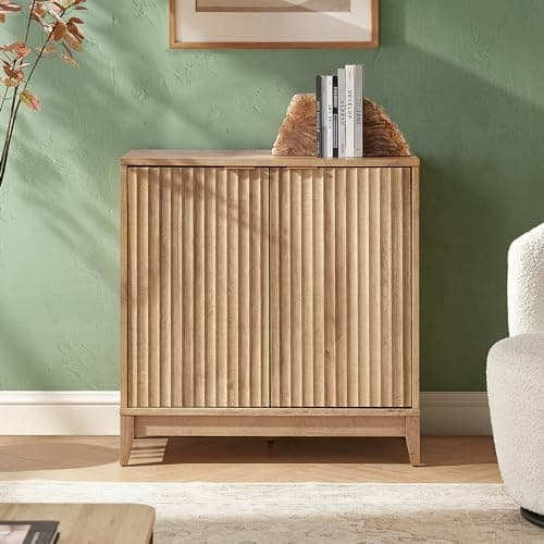 Mopio Brooklyn Corner Entertainment Center, Mid Century Modern Buffet